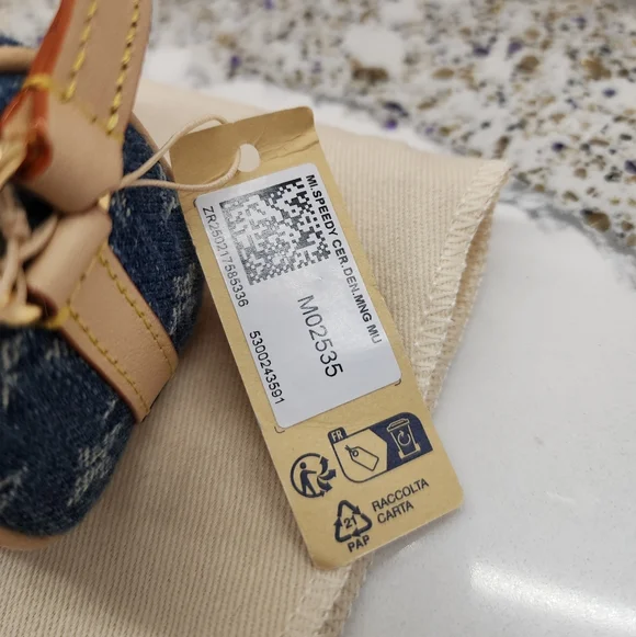 LOUIS VUITTON 2025 LV x TM Murakami Cerises Cherry Denim Micro Speedy Bag Charm - Picture 5 of 8